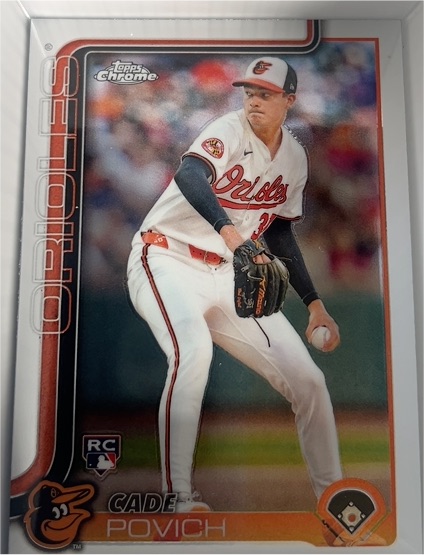 2025 Topps Chrome #25 Cade Povich — front
