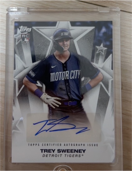 2025 Topps Series 1 Baseball Stars #BSA-TRE Trey Sweeney — front