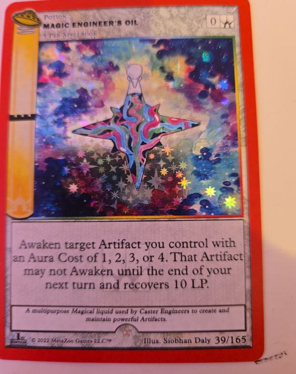 2022 MetaZoo UFO 1st Edition #39 Magic Engineer's Oil — front