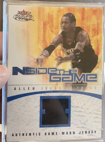 2001-02 Fleer Force Inside the Game #IG-AI Allen Iverson — front