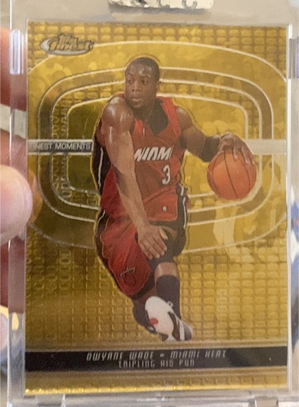 2006 Topps Finest #DW3 Dwyane Wade — front
