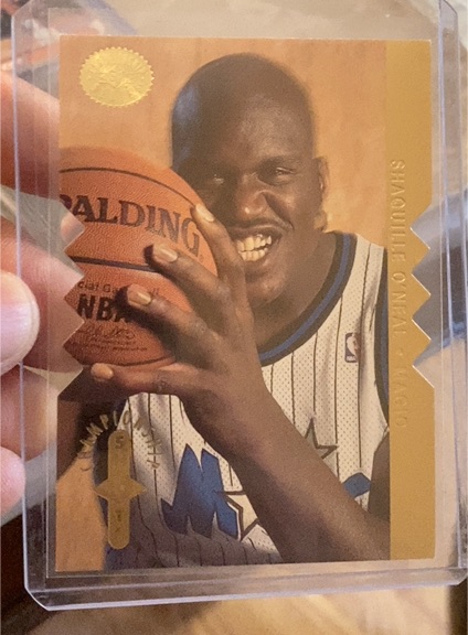 1995-96 SP Championship #S20 Shaquille O'Neal Championship Shots — front
