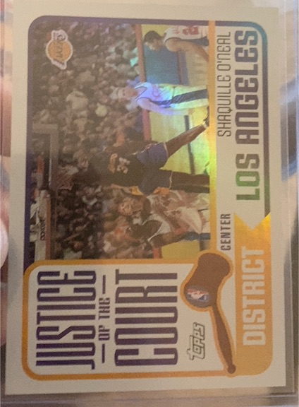 2003-04 Topps Justice of the Court #JC-3 Shaquille O'Neal — front