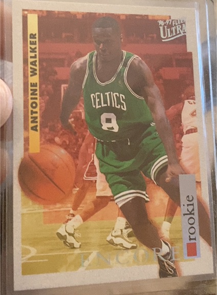 1996-97 Fleer Ultra #275 Antoine Walker Boston Celtics Rookie Encore — front