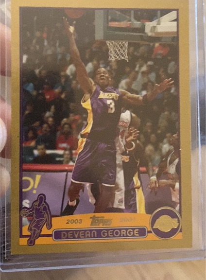 2003-04 Topps #183 Devean George — front