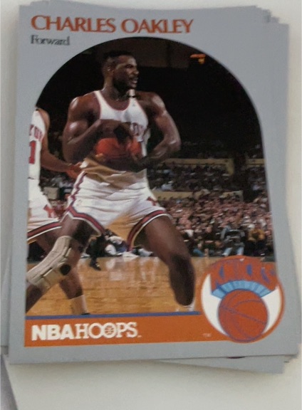 1990-91 NBA Hoops #207 Charles Oakley — front