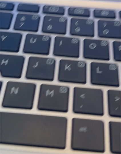 HP Keyboard Keycap — front