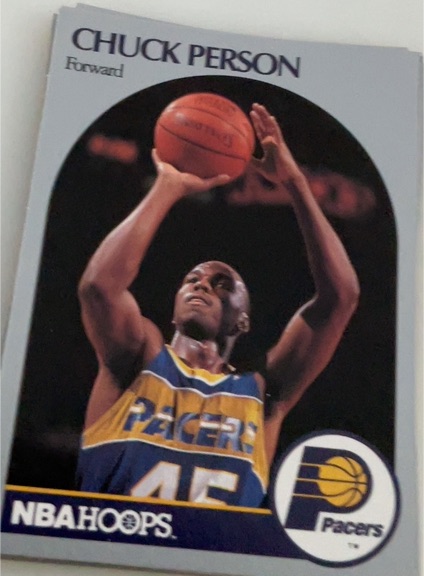 1990-91 Hoops #136 Chuck Person Indiana Pacers — front