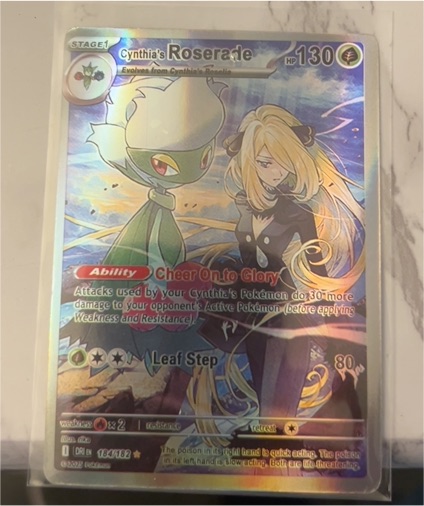 2025 Pokémon TCG Sv10: Destined Rivals #184 Cynthia's Roserade — front