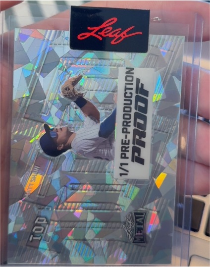 2024 Leaf Metal Top 100 1/1 Pre-Production Proof — front