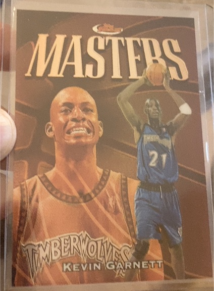 1997-98 Topps Finest #246 Kevin Garnett Masters — front