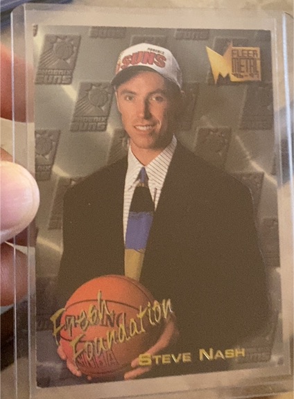1996-97 Fleer Metal #138 Steve Nash Fresh Foundation Rookie — front