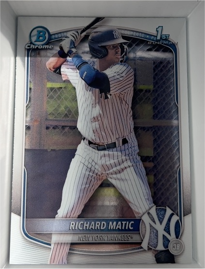 2025 Bowman Chrome #BCP-71 Richard Matic — front