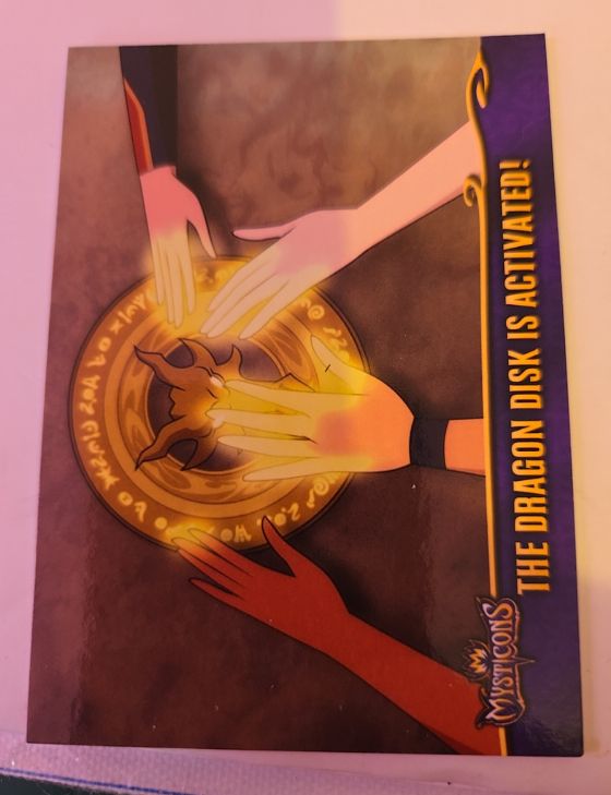 Mysticons The Dragon Disk Is Activated! Card — front