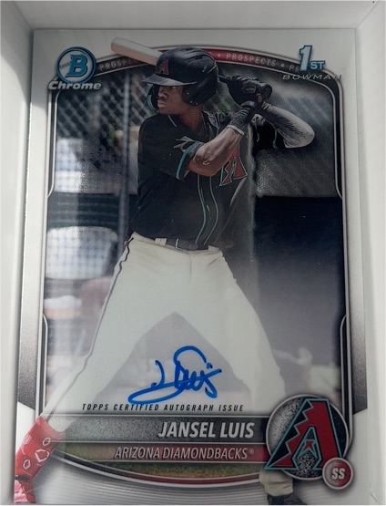 2025 Bowman Chrome Prospects #CPA-JLU Jansel Luis — front