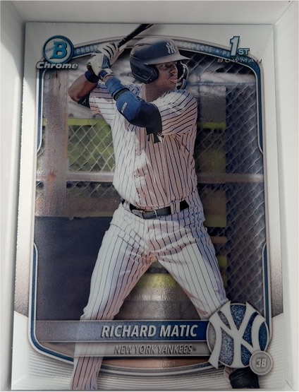 2025 Bowman Chrome #BCP-71 Richard Matic — front