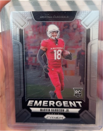 2024 Panini Prizm #5 Marvin Harrison Jr. Emergent — front