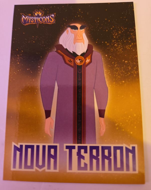 Mysticons Nova Terron Card — front
