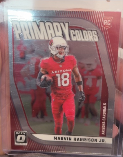 2024 Panini Donruss Optic #5 Marvin Harrison Jr. Primary Colors Rookie — front