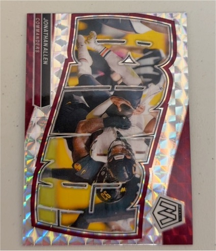 2024 Panini Mosaic #8 Jonathan Allen Bang! — front