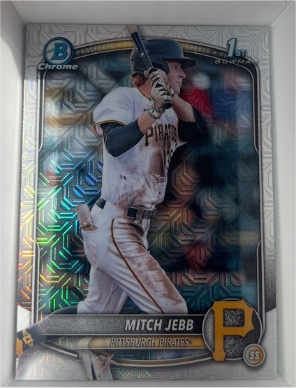 2025 Bowman Chrome Prospects #BCP-41 Mitch Jebb — front
