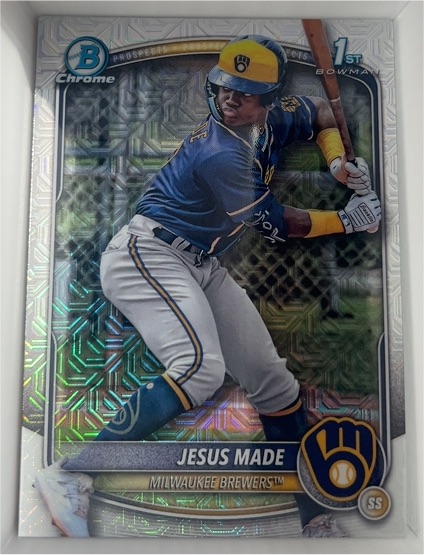 2025 Bowman Chrome #BP-66 Jesus Made — front