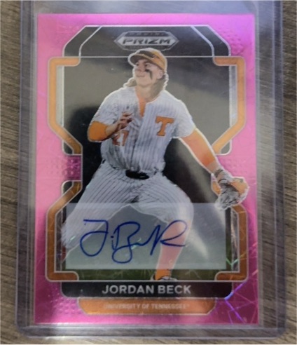 2022 Panini Prizm Draft Picks #PDP38 Jordan Beck — front