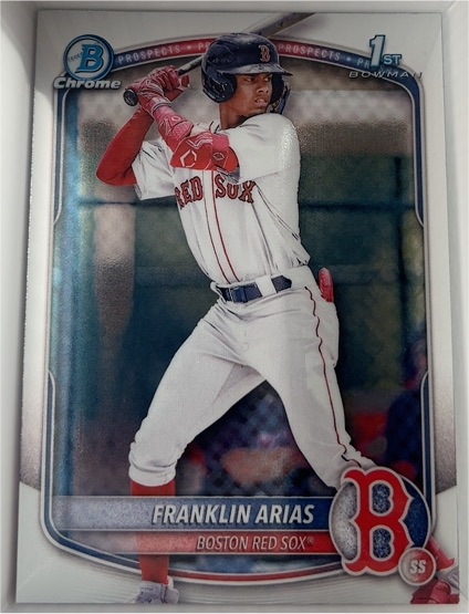 2025 Bowman Chrome #BCP-67 Franklin Arias — front
