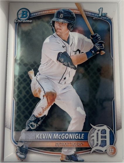 2025 Bowman Chrome Prospects #BCP-79 Kevin McGonigle — front