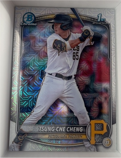 2025 Bowman Chrome Prospects #BCP-95 Tsung-Che Cheng — front