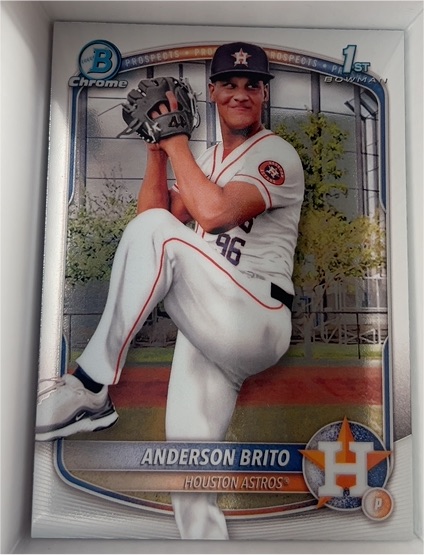 2025 Bowman Chrome Prospects #BCP-98 Anderson Brito — front