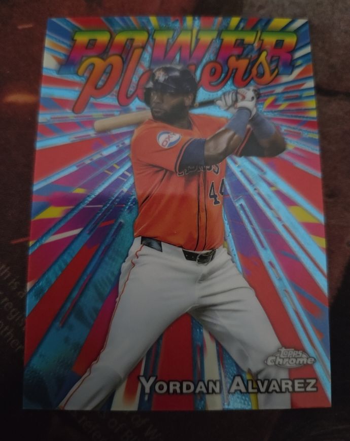 2025 Topps Chrome #PP-10 Yordan Alvarez Power Players — front