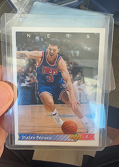 1992 Upper Deck #122 Drazen Petrovic — front