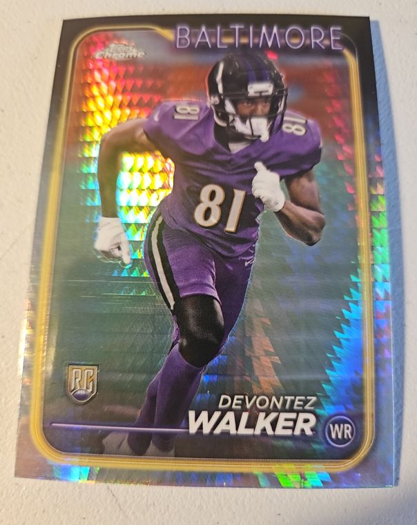 2024 Topps Chrome #287 Devontez Walker — front