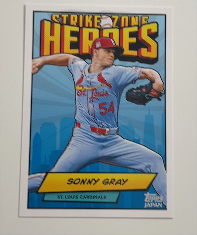 2024 Topps Japan Edition Strike Zone Heroes #SZH-13 Sonny Gray — front