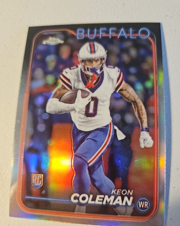 2024 Topps Chrome #209 Keon Coleman — front