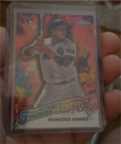 2023 Topps Chrome Update Future Stars #FSU-20 Francisco Alvarez — front