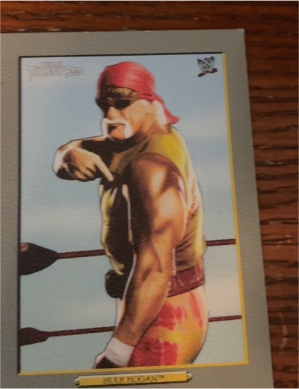 2006 Topps Heritage II WWE Turkey Red Superstars TS11 Hulk Hogan — front