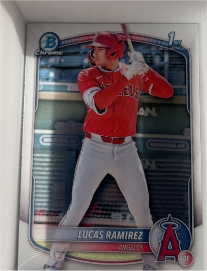 2025 Bowman Chrome Prospects #BCP-135 Lucas Ramirez — front