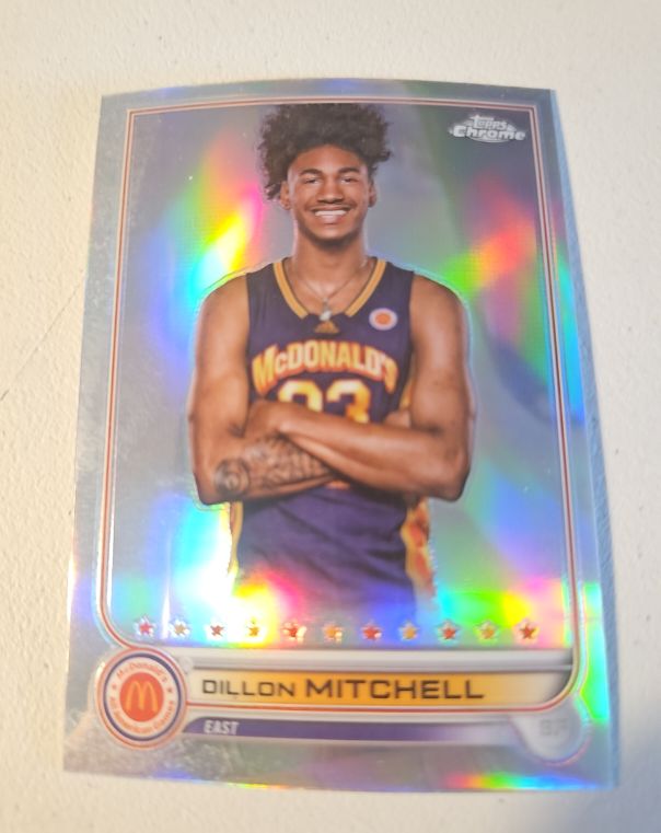 2022 Topps Chrome McDonald's All American #53 Dillon Mitchell — front