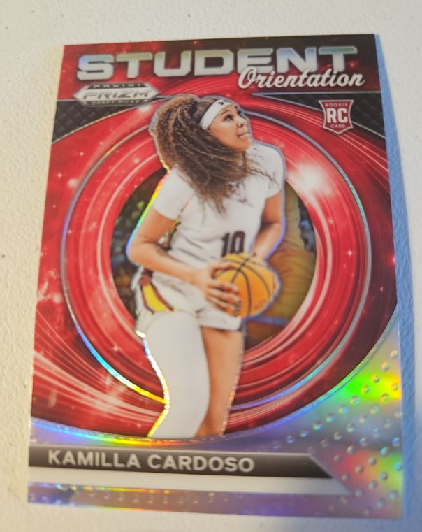 2024 Panini Prizm Draft Picks #4 Kamilla Cardoso Student Orientation — front