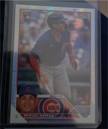 2023 Topps Chrome Update #USC164 Miguel Amaya — front