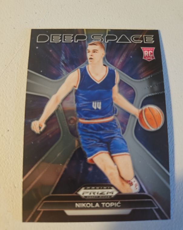 2024 Panini Prizm Draft Picks Deep Space #5 Nikola Topić — front