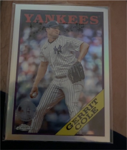2023 Topps Chrome Update 1988 Topps #88CU-6 Gerrit Cole — front