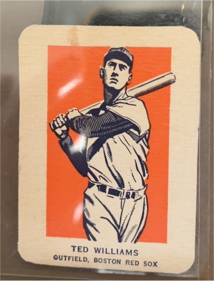 1952 Wheaties Action Ted Williams — front