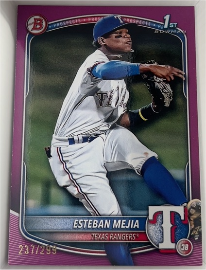 2025 Bowman #BP-9 Esteban Mejia — front