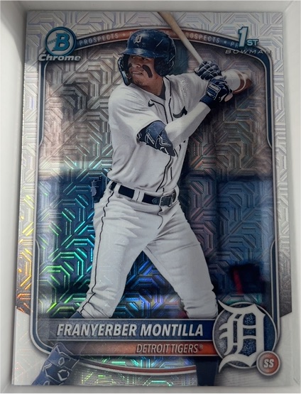 2025 Bowman Chrome Prospects #BCP-5 Franyerber Montilla — front