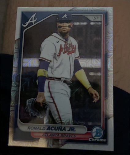 2024 Bowman Chrome #32 Ronald Acuna Jr. — front