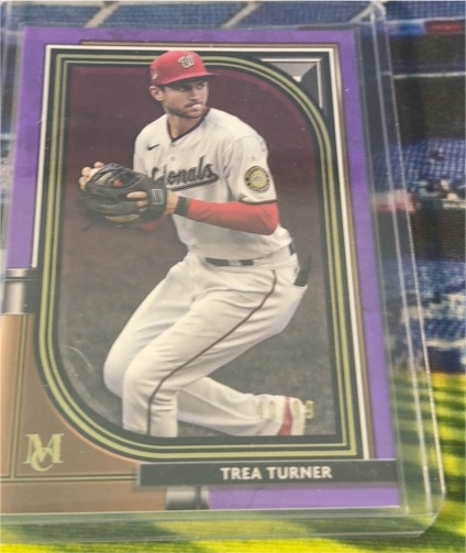 2021 Topps Museum Collection #89 Trea Turner — front