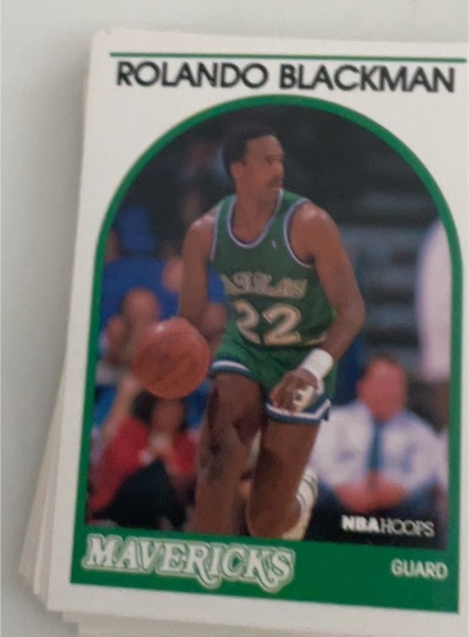 1989-90 NBA Hoops #20 Rolando Blackman — front